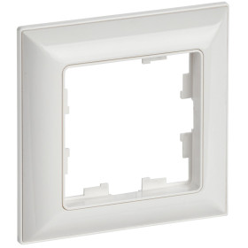 IEK BRITE DECOR Белый 3D-форма Рамка 1-м РУ-1-Бр