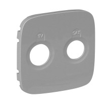Legrand Valena ALLURE Алюм Накладка розетки TV-SAT.