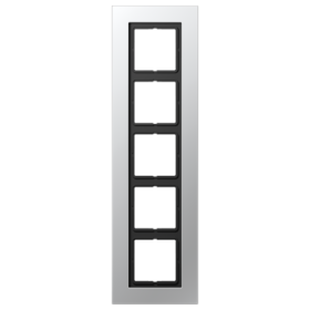 JUNG LS plus Алюминий Рамка 5-ая