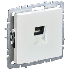 IEK BRITE BASE Жемчуг Розетка комп RJ45 кат.5E РК10-БрЖ