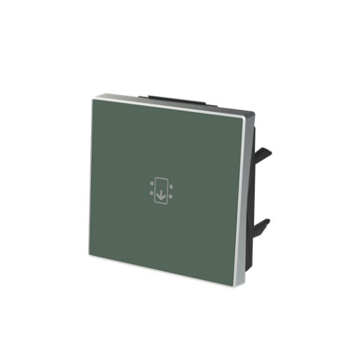 Накладка для механизма карточного выключателя с линзой подсветки и маркировкой, серия SKY, цвет Комодоро