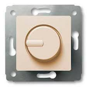 Legrand DIY Cariva Крем Светорегулятор поворотный 300W для л/н (вкл поворотом).