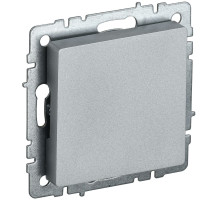 IEK BRITE BASE Алюминий Заглушка c суппортом МЗ10-БрА