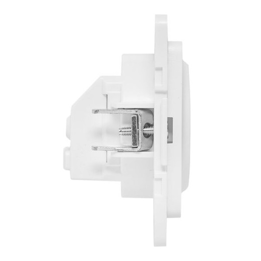 Стокгольм Механизм Розетки 1-местной с/з 16А винтовые клеммы белый с защ. штор. EKF PROxima