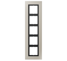 JUNG LS plus Edelstal Сталь Рамка 5-ая