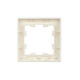 BRITE Рамка 1-мест. РУ-1-БрЖ жемч. IEK