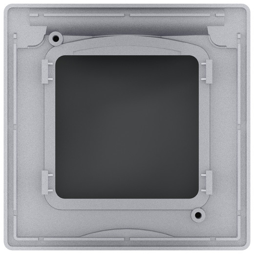 Рамка с защитной крышкой IP44 - Legrand Inspiria - алюминий