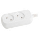 Колодка ЭРА KX-2 2 розетки без зазeмления белая