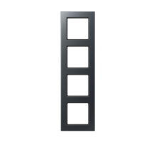 JUNG A550 Матовый антрацит Рамка 4-ая для вертикальной и горизонтальной установки