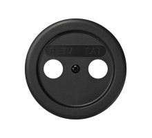 Simon 88 Графит Накладка розетки TV-SAT 2-ая