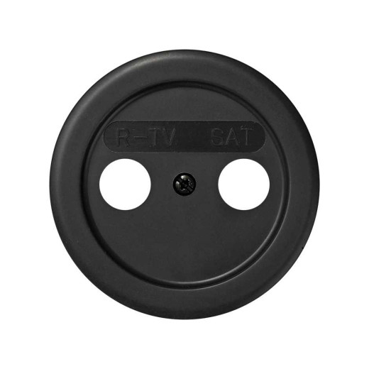 Simon 88 Графит Накладка розетки TV-SAT 2-ая