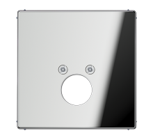 JUNG Крышка для одного гнезда подключения громкоговорителя полированный хром