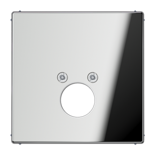 Крышка для одного гнезда подключения громкоговорителя, полированный хром