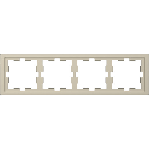 MERTEN D-Life РАМКА 4-постовая, САХАРА