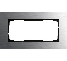 Gira ESP Сталь Рамка 2-ая без перегородки
