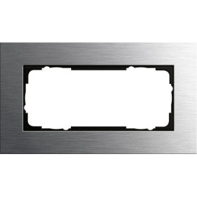Gira ESP Сталь Рамка 2-ая без перегородки
