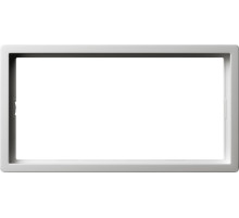 Gira F100 Бел глянц Рамка 2-ая без перегородки