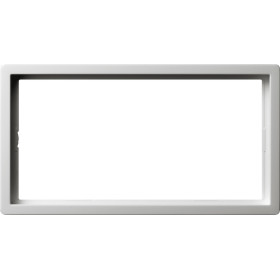 Gira F100 Бел глянц Рамка 2-ая без перегородки