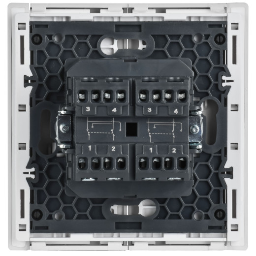 FORTE&PIANO Выключ. 2-кл. перекр. 10А FP209 бел. IEK