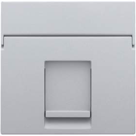 Niko Серебро Накладка на розетку RJ