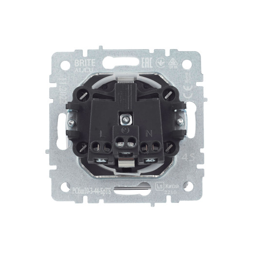 BRITE Роз. с з/к/ш с кр. 16А IP44 РСбш10-3-44-БрТБ бр. IEK