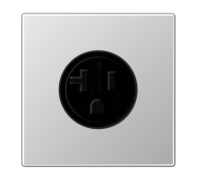 JUNG Штепсельная розетка, алюминий