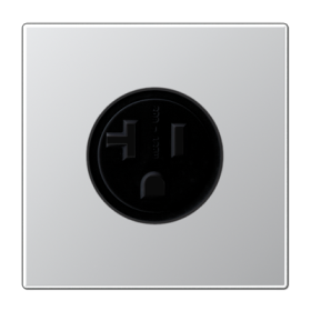 JUNG Штепсельная розетка, алюминий