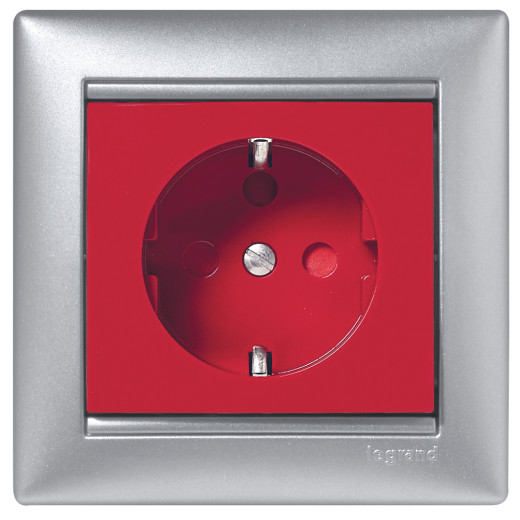 Рамка 1 пост - Legrand Valena - алюминий