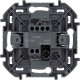 Выключатель одноклавишный - Legrand/Daccord Inspiria - 10АХ 250В безвинтовые зажимы - антрацит