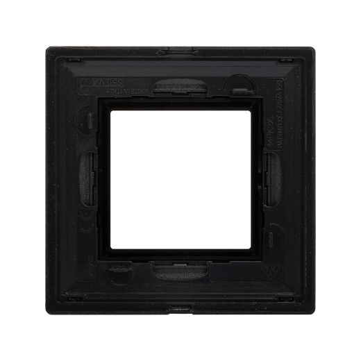 Рамка из металла 1 пост (2 мод.), Avanti, темно-серая