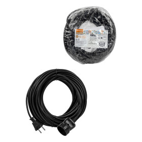 TDM Удлинитель-шнур силовой народный ПВС 3500 Вт б/з, 20м, штепс. гнездо