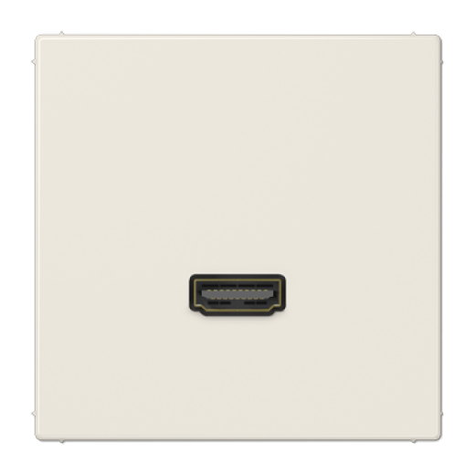 HDMI розетка, серия LS, цвет Слоновая кость