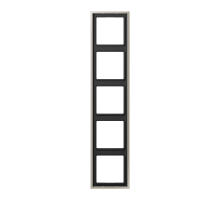 JUNG LS 990 Edelstahl Рамка 5-ая