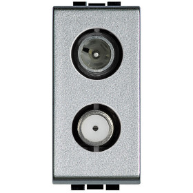 BT LL Алюминий Розетка TV-SAT, 1 мод.