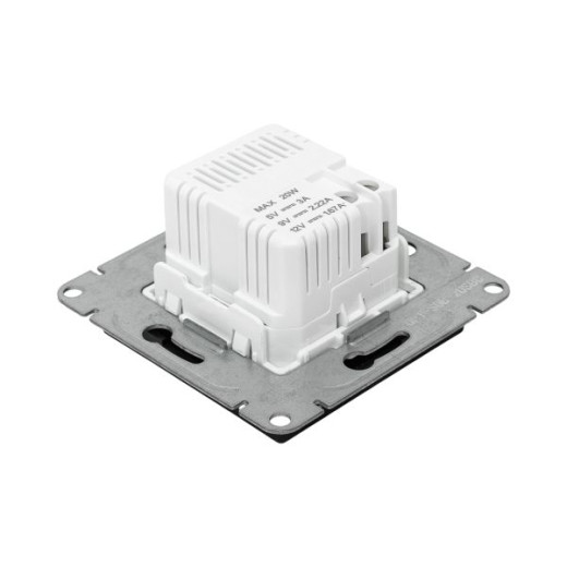 Механизм розетки USB-C - 2шт, чёрный Эпика EKF