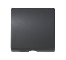 Simon 82 Графит Накладка вывода кабеля и выключателя со шнурком