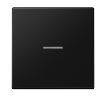 JUNG LS 990 Черный матовый Клавиша 1-ая с подсветкой