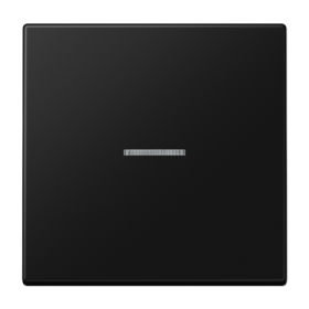 JUNG LS 990 Черный матовый Клавиша 1-ая с подсветкой