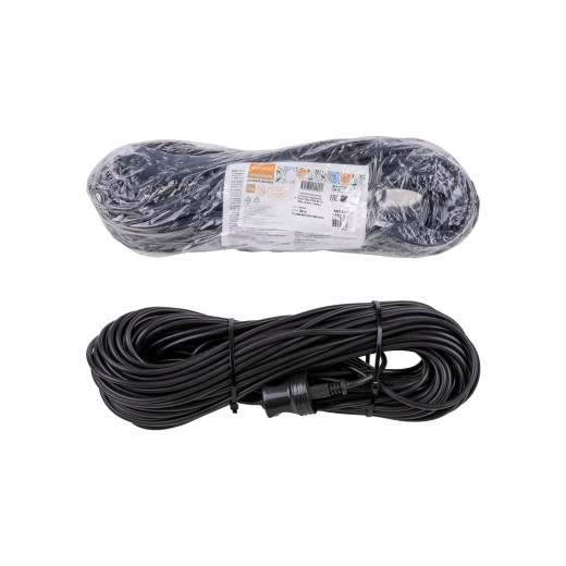 Удлинитель-шнур силовой народный ПВС 2200 Вт б/з, 30м, штепс. гнездо