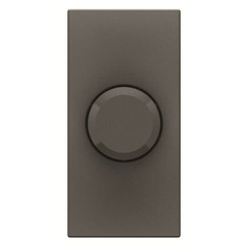 ABB Механизм электронного поворотного светорегулятора для регулируемых LEDi ламп, 2-100 Вт, 1-модульный, серия Zenit, цвет антрацит