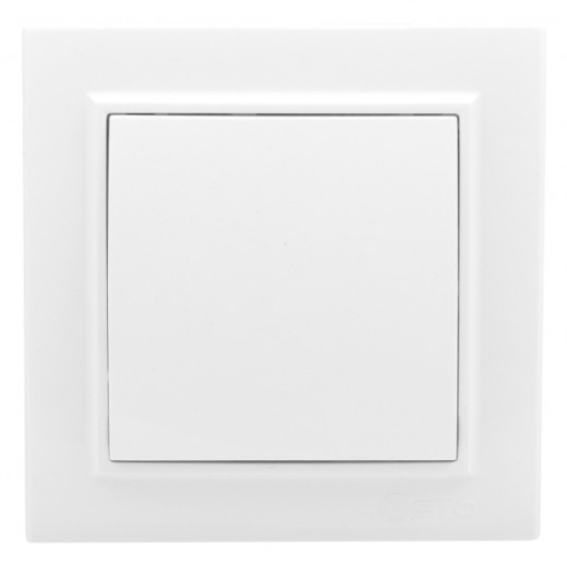 Минск Кнопка нажимная СП, 10А, белый EKF