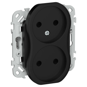 FLITE Роз. 2-я без з/к/ш б/к 10А РС02-1-ФлЧ чер. IEK