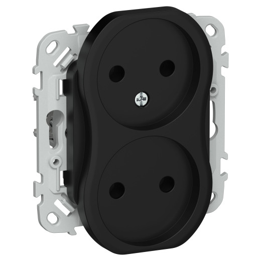 FLITE Роз. 2-я без з/к/ш б/к 10А РС02-1-ФлЧ чер. IEK