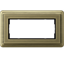 Gira ClassiX Бронза/Бронза Рамка 2-ая без перегородки