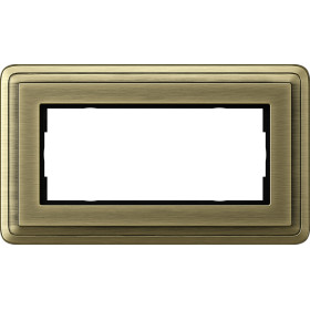Gira ClassiX Бронза/Бронза Рамка 2-ая без перегородки