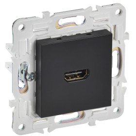 IEK SKANDY Черный Розетка HDMI SK-H01Bl