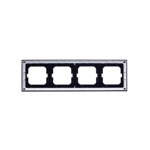 Рамка 4-постовая, axcent, чёрный