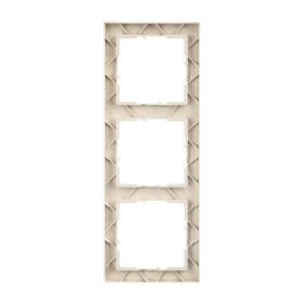 Legrand/Daccord SUNO Слоновая кость Рамка декоративная универсальная 3-постовая.