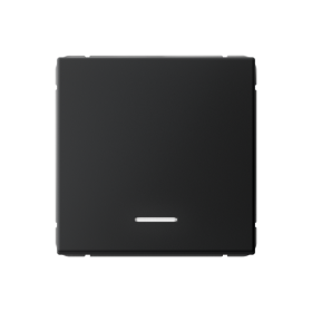 Systeme Electric ArtGallery Карбон Выключатель 1-клавишный кнопочный с подсв. 10А, механизм