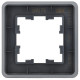 BRITE Рамка 1-мест. РУ-1-2-Бр стекло графит RE IEK